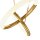 LED Hängelampe Metall Gold 2-flammig B:34 cm 3000 K