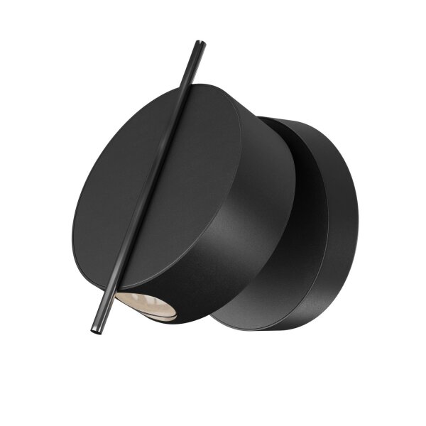 LED Wandlampe Schwarz flexibel H:14 cm 3000 K 200 lm