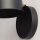 LED Wandlampe flexibel T:6 cm 3000 K in Schwarz Messing