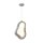 Moderne Pendelleuchte Beton Glas L:27,5 cm G9 blendarm