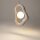 Moderne Pendelleuchte Beton Glas L:27,5 cm G9 blendarm