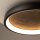 LED Deckenlampe Stein Metall Schwarz Ø40,5 cm 3000 K