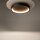 LED Deckenlampe Stein Metall Schwarz Ø40,5 cm 3000 K