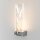 LED Wandlampe Edelstahl Glas in Chrom B:11 cm 3000 K