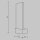 LED Wandlampe Edelstahl Glas in Chrom B:11 cm 3000 K