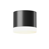 Runde Deckenlampe Schwarz Ø8,2 cm GX53 Aufputz...
