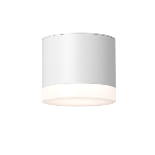 Runde Deckenlampe Weiß Ø8,2 cm GX53 Aufputz blendarm