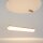 LED Pendelleuchte in Messing Stein Metall 100 cm 3000 K
