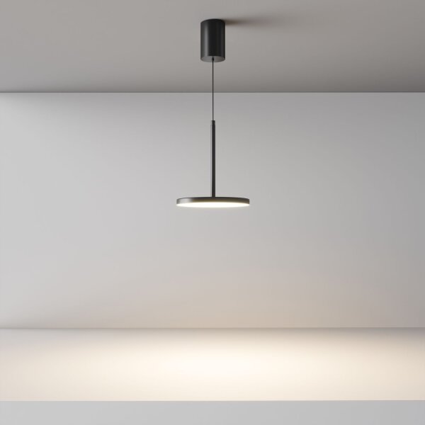 LED Hängelampe Metall Schwarz Ø18,5 cm 3000 K blendarm