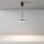LED Hängelampe Metall Schwarz Ø18,5 cm 3000 K blendarm