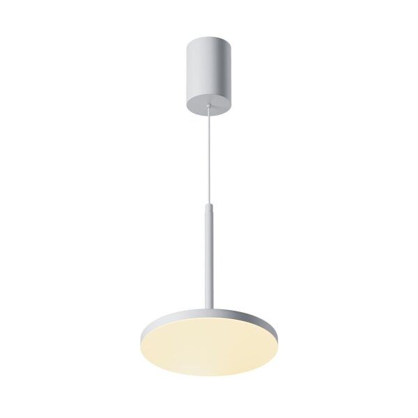 LED Hängelampe Metall Weiß Ø18,5 cm 3000 K blendarm