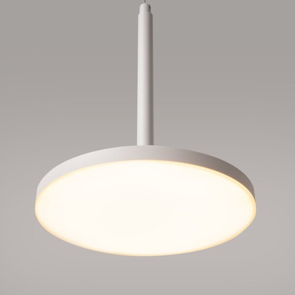LED Hängelampe Metall Weiß Ø18,5 cm 3000 K blendarm