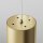Runde Pendelleuchte Aluminium in Gold Ø8,2 cm GX53
