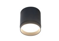 Deckenleuchte Aluminium Schwarz Ø8,2 cm GX53 Aufputz