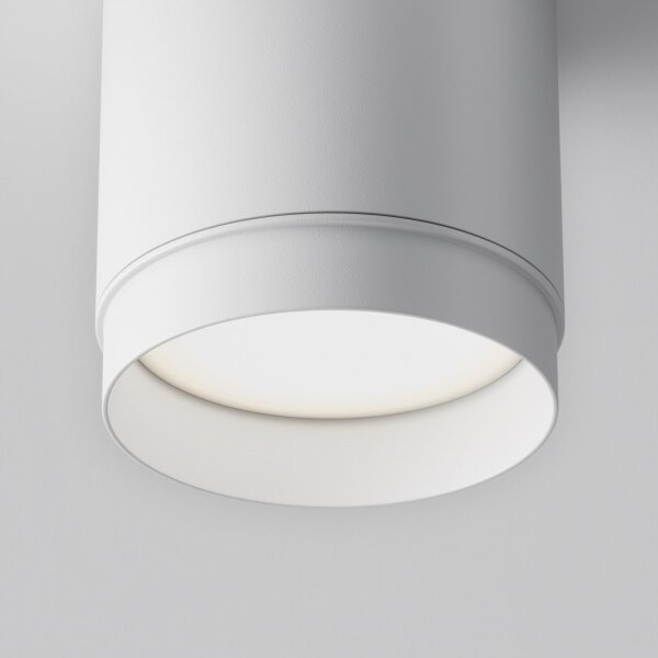 Deckenleuchte Aluminium Weiß Ø8,2 cm rund GX53 Aufputz