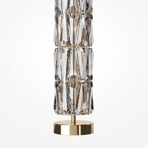 Stehleuchte Kristallglas Gold 126,5 cm E14 8-flammig