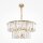 Kronleuchter Kristallglas in Gold E14 Ø68 cm 12-flmg