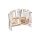 Elegante Wandlampe Kristallglas in Gold B:25,6 cm E14