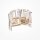 Elegante Wandlampe Kristallglas in Gold B:25,6 cm E14