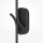 LED Wandleuchte indirekt Metall Schwarz H:63 cm 3000 K