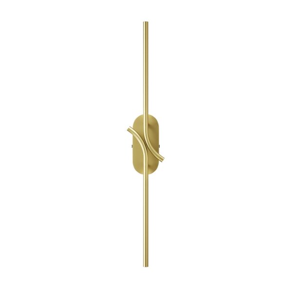 LED Wandleuchte indirekt Metall in Messing H:63 cm 7 W