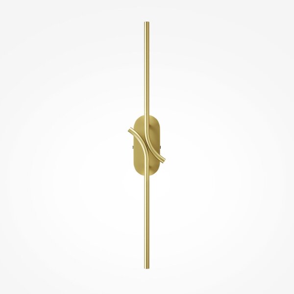 LED Wandleuchte indirekt Metall in Messing H:63 cm 7 W