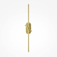 LED Wandleuchte indirekt Metall in Messing H:63 cm 7 W