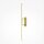 LED Wandleuchte indirekt Metall in Messing H:63 cm 7 W