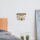 Wandlampe Kristallglas in Messing T:33 cm E14 Modern
