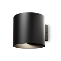 Wandleuchte Up Down Aluminium Schwarz G9 H:8,8 cm