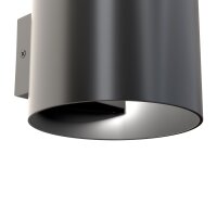 Wandleuchte Up Down Aluminium Schwarz G9 H:8,8 cm