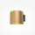 Wandleuchte Up Down Aluminium in Gold matt G9 H:8,8 cm
