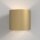 Wandleuchte Up Down Aluminium in Gold matt G9 H:8,8 cm