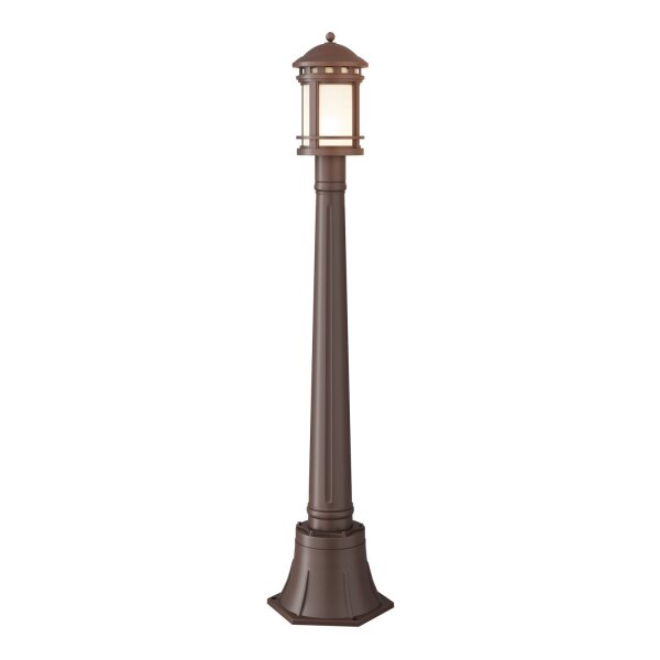 Wegeleuchte Aluminium Braun IP44 105 cm E27 Laterne