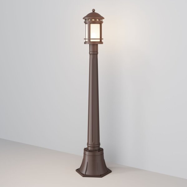 Wegeleuchte Aluminium Braun IP44 105 cm E27 Laterne