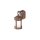 Wandlampe Aluminium Braun IP44 B:17,7 cm E27 Laterne