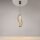 LED Pendelleuchte Schwarz L:21 cm 20 W 3000 K blendarm