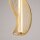 LED Hängelampe in Messing L:21 cm 20 W 3000 K blendarm