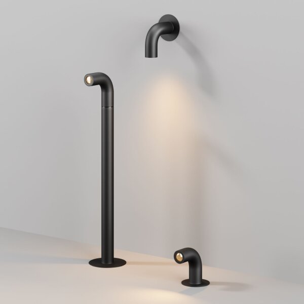 LED Wegeleuchte Edelstahl Graphit IP65 50 cm 3000 K