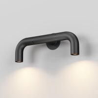 LED Wandlampe Edelstahl IP65 T:7 cm 3000 K 2-flammig