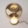 LED Tischlampe dimmbar Glas in Gold 42 cm 3000 K