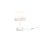 LED Tischlampe dimmbar Glas Weiß 28 cm 13 W 3000 K