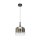 LED Hängelampe dimmbar Rauchglas Ø26 cm 3000 K 1600 lm