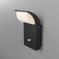 LED Außenlampe Sensor Aluminium Graphit IP65 7 W...