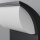 LED Außenlampe Sensor Aluminium Graphit IP65 7 W 3000 K