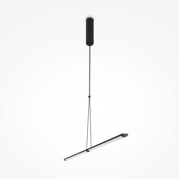 LED Pendelleuchte Aluminium Schwarz 88,6 cm 4000 K 17 W