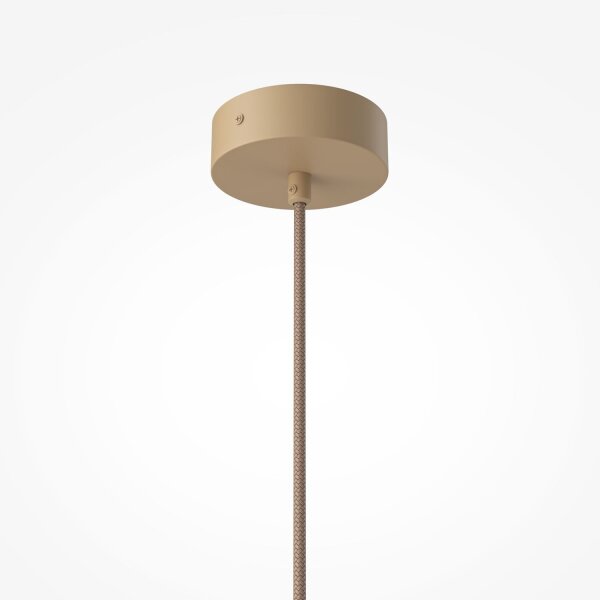 Runde Hängelampe Modern Stein Beige Ø20 cm E27 blendarm