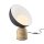 Tischlampe Stein Glas Metall Schwarz 33 cm G9 blendarm