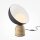 Tischlampe Stein Glas Metall Schwarz 33 cm G9 blendarm