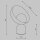 Tischlampe Stein Glas Metall Schwarz 33 cm G9 blendarm